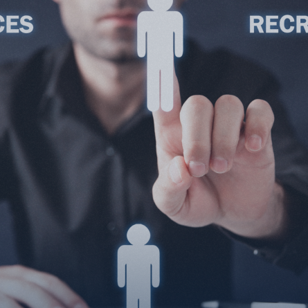 recrutamento em alto volume